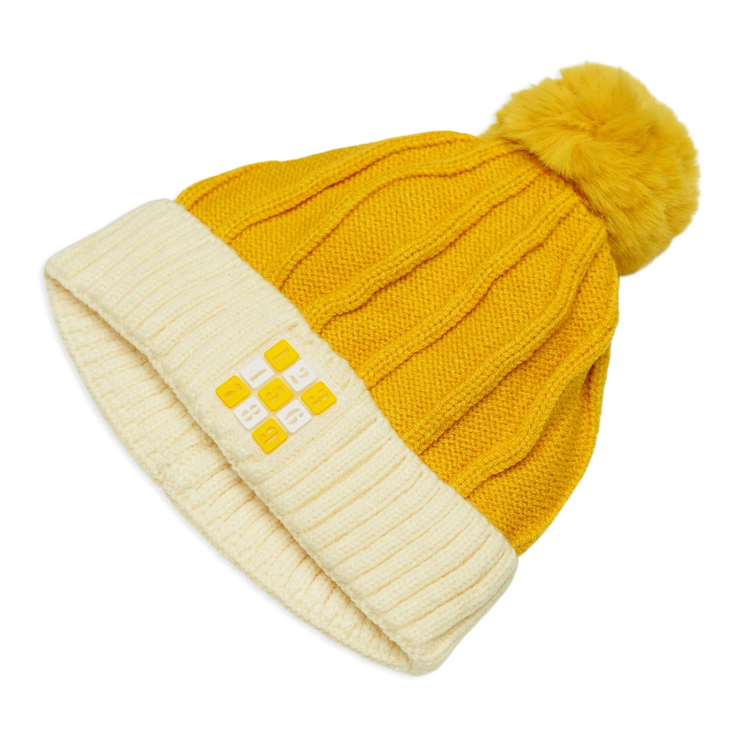 Baby Winter Wool Cap – Numbers Design (6 Months to 3 Years)