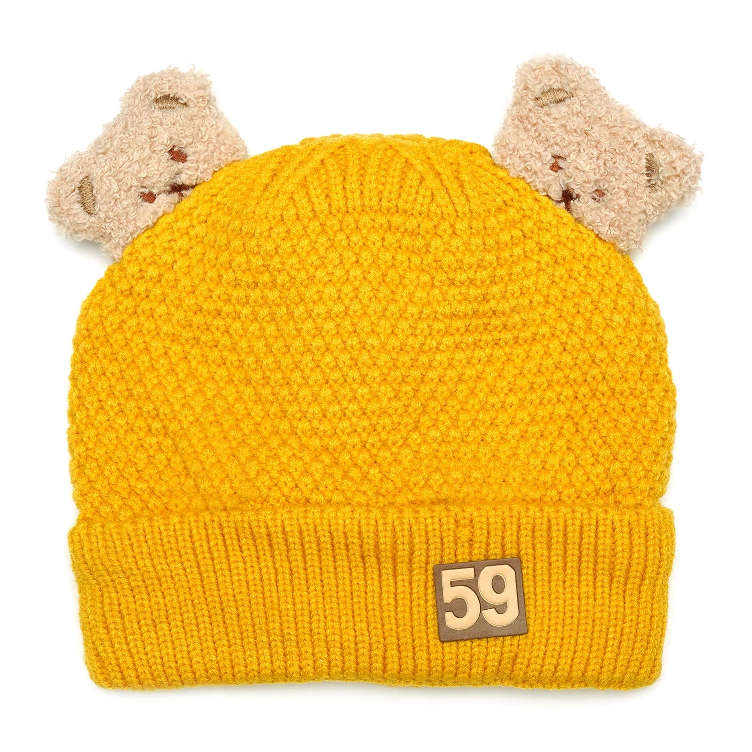 Baby Winter Wool Cap – Bear Ear (6 Months to 3 Years)