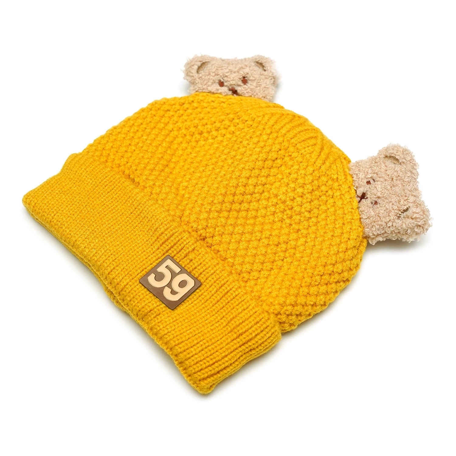 Baby Winter Wool Cap – Bear Ear (6 Months to 3 Years)