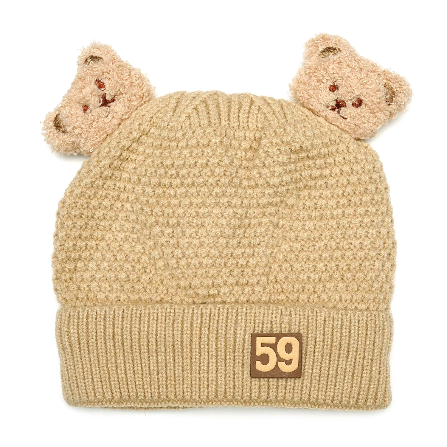 Baby Winter Wool Cap – Bear Ear (6 Months to 3 Years)