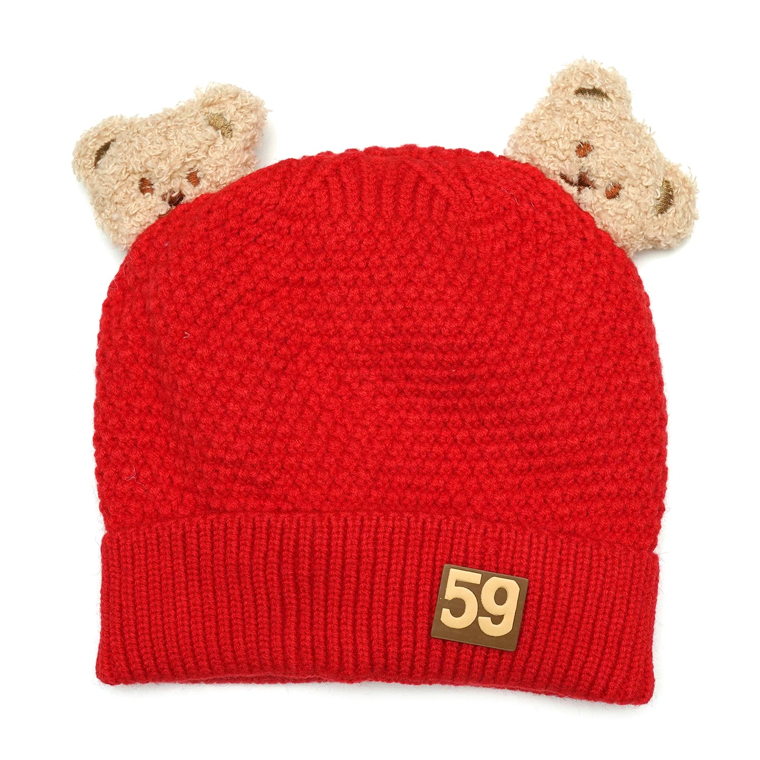 Baby Winter Wool Cap – Bear Ear (6 Months to 3 Years)