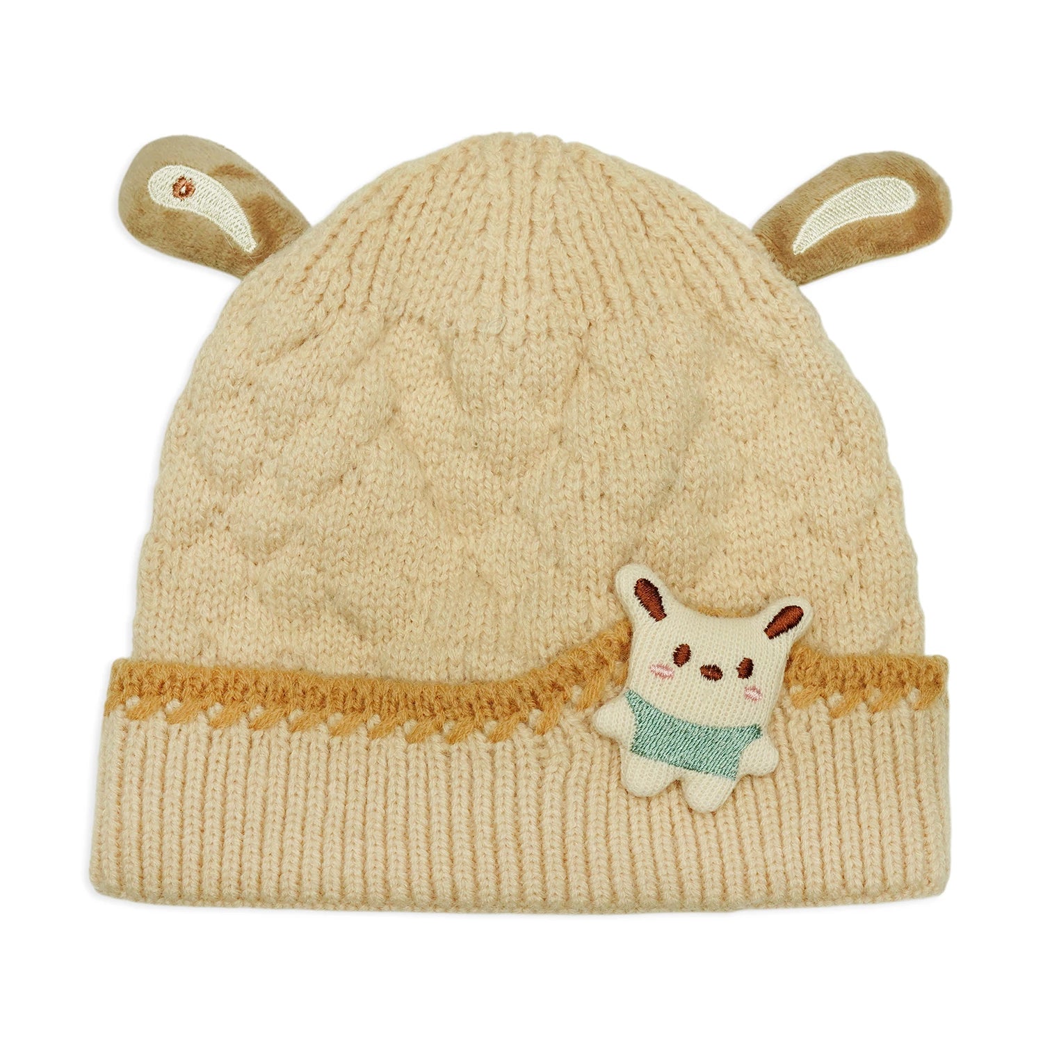 Baby Wool Cap – Bear Design (2 Years to 6 Years)