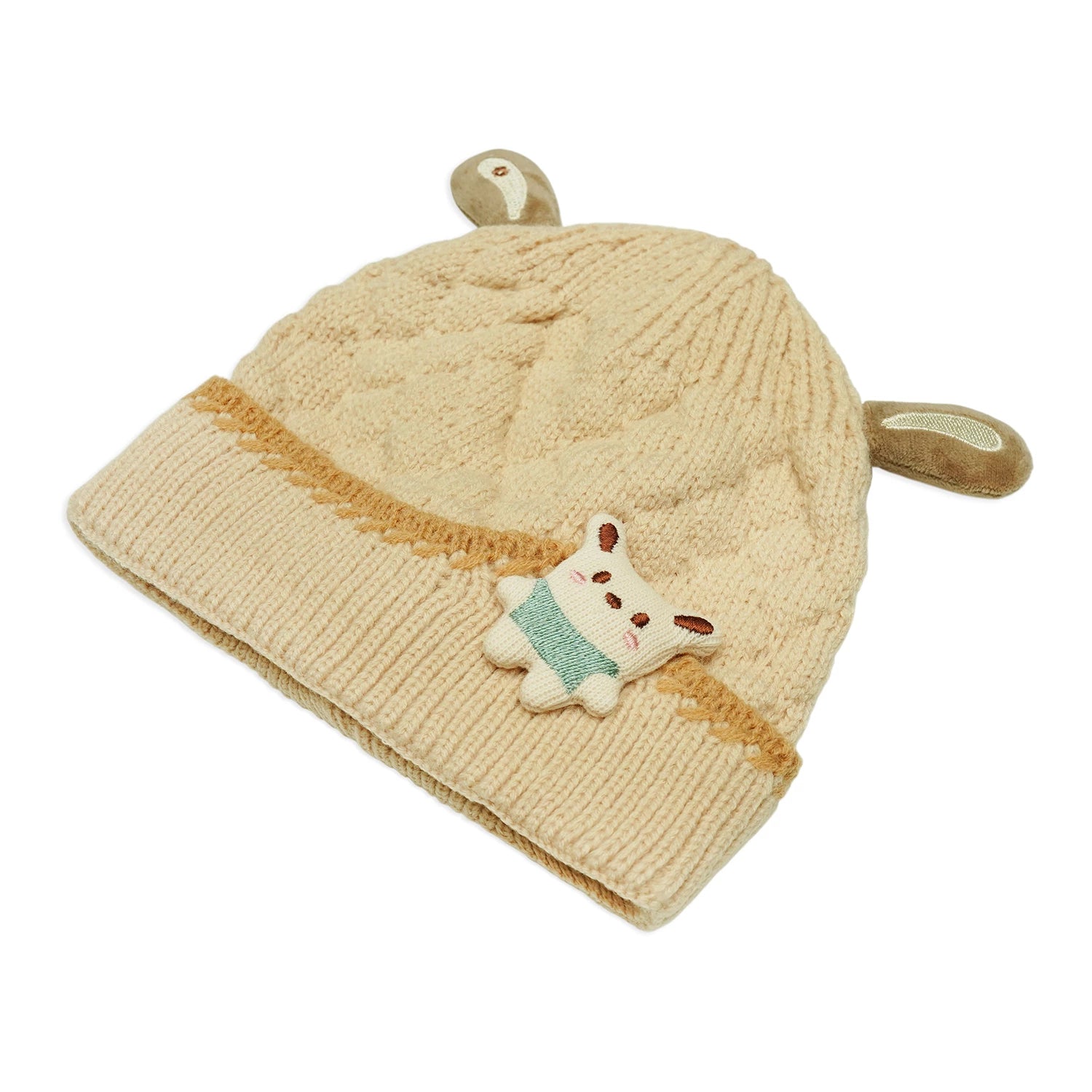Baby Wool Cap – Bear Design (2 Years to 6 Years)