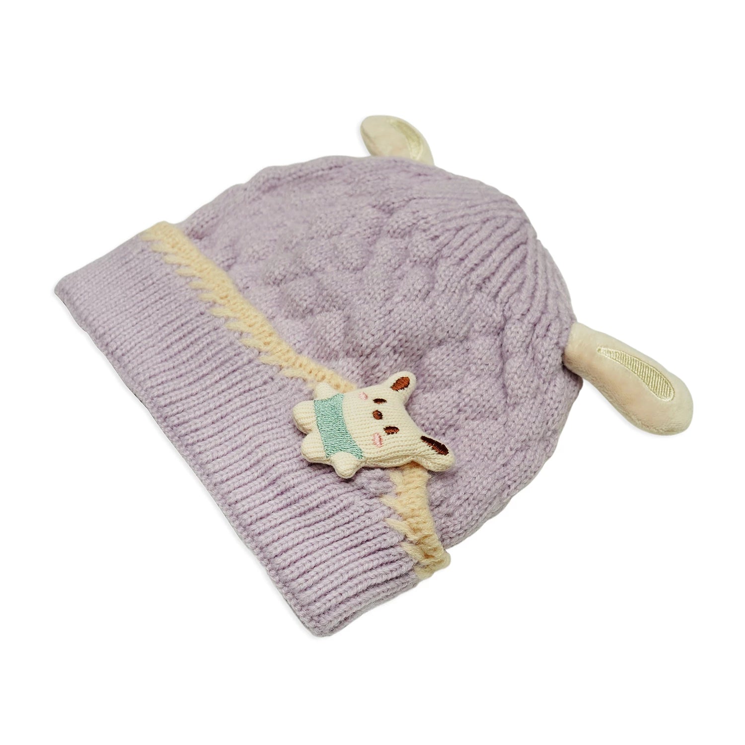 Baby Wool Cap – Bear Design (2 Years to 6 Years)