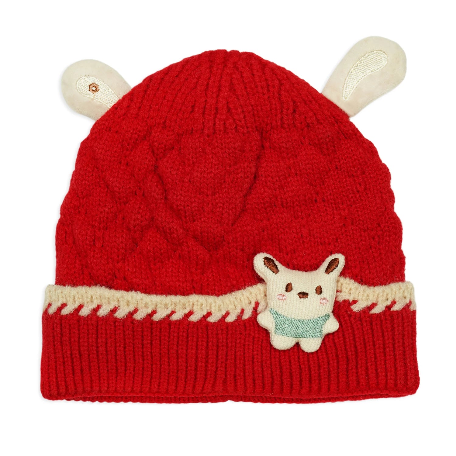 Baby Wool Cap – Bear Design (2 Years to 6 Years)