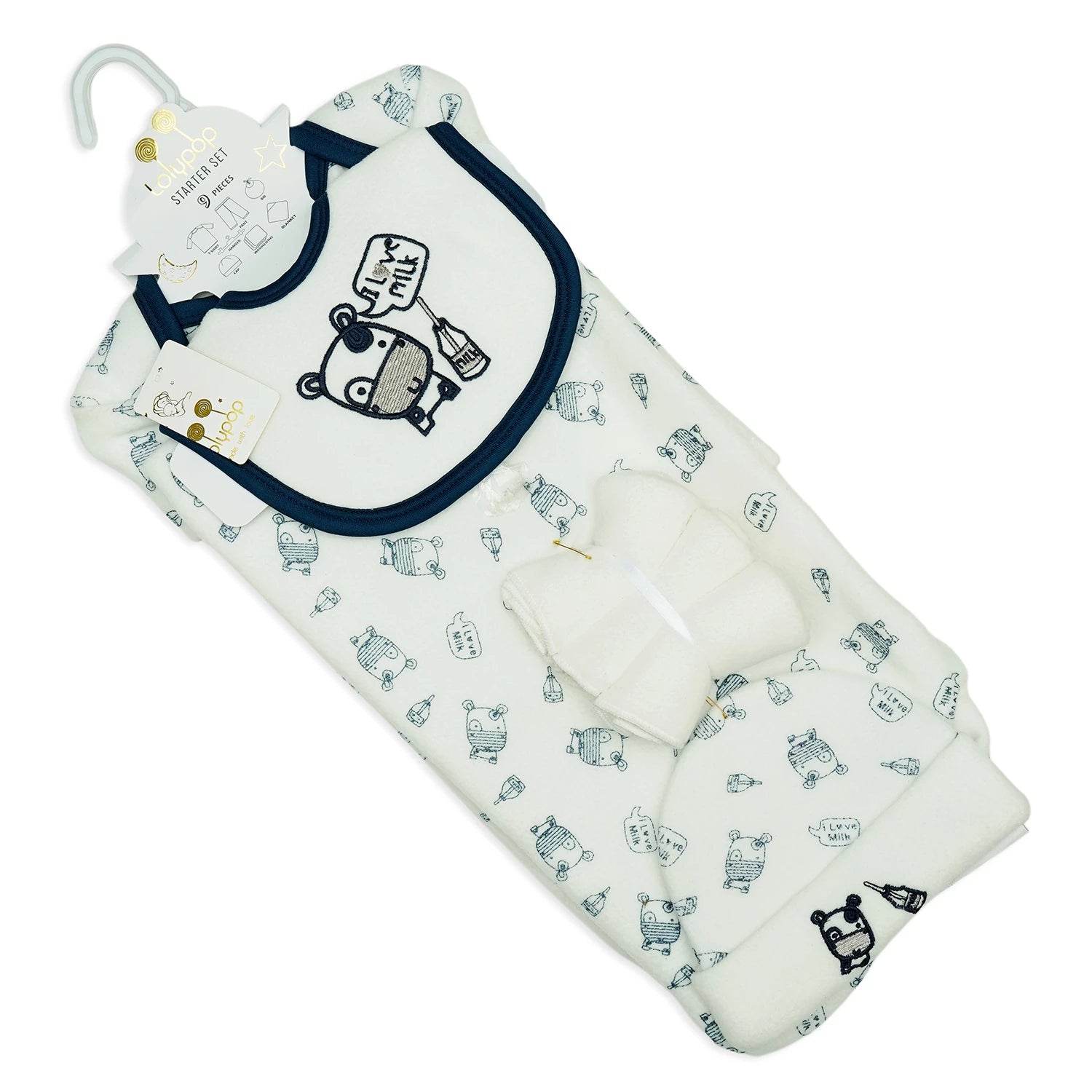 Lollypop Baby Winter Starter Set – 9-Piece Bear Collection