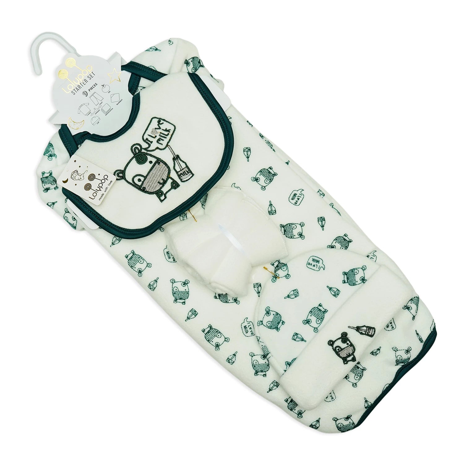 Lollypop Baby Winter Starter Set – 9-Piece Bear Collection
