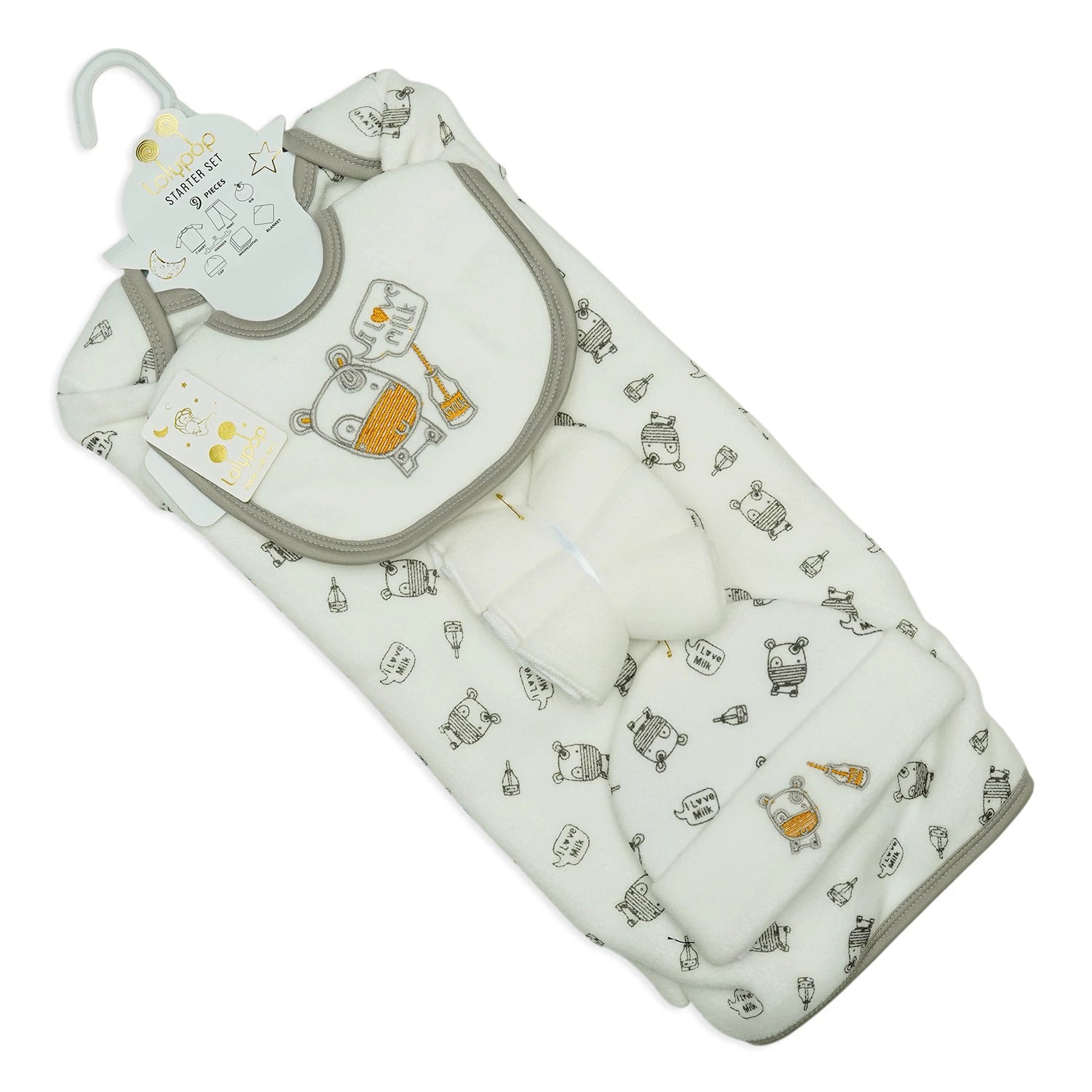 Lollypop Baby Winter Starter Set – 9-Piece Bear Collection
