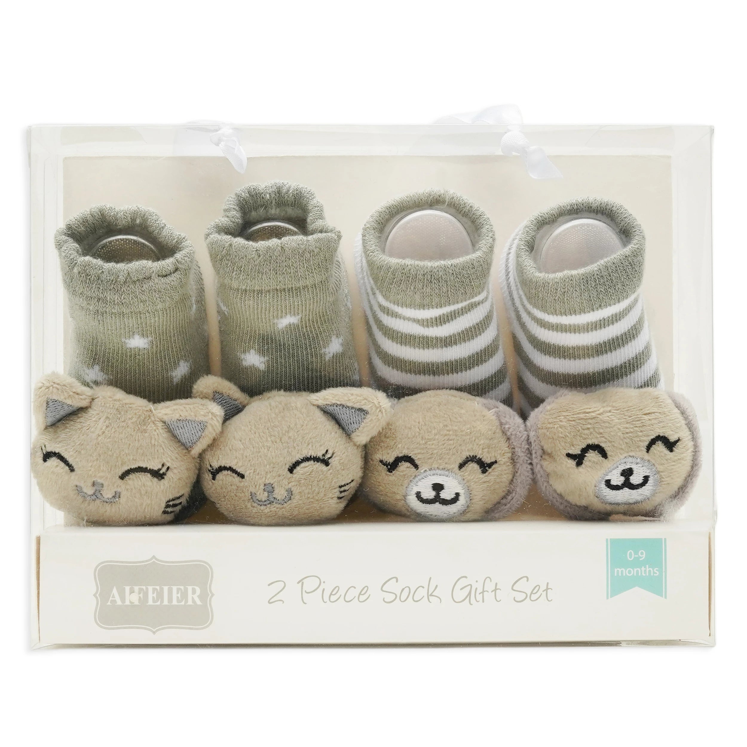 Baby Socks Gift Set – 2-Pair for New Born
