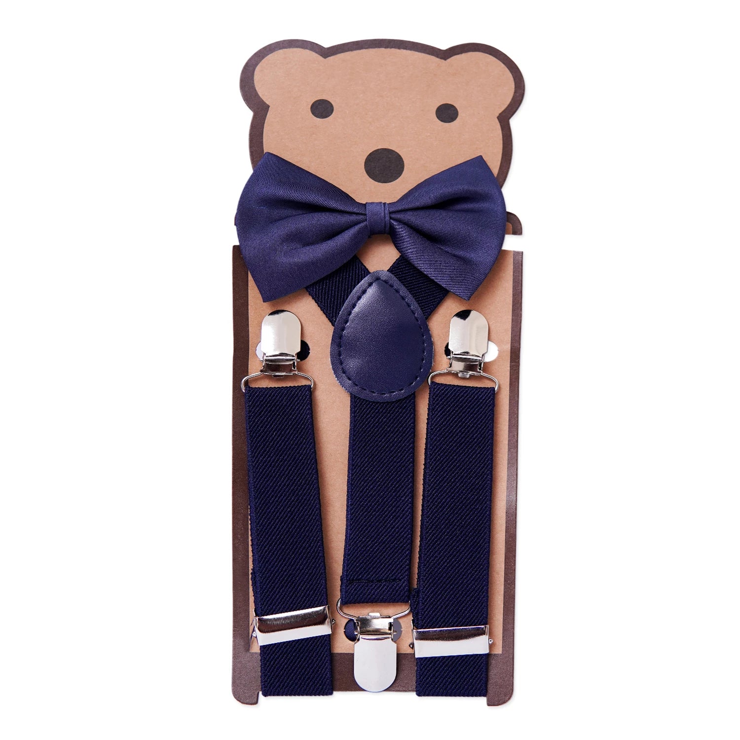 Kids Adjustable Suspenders & Bow Tie Set