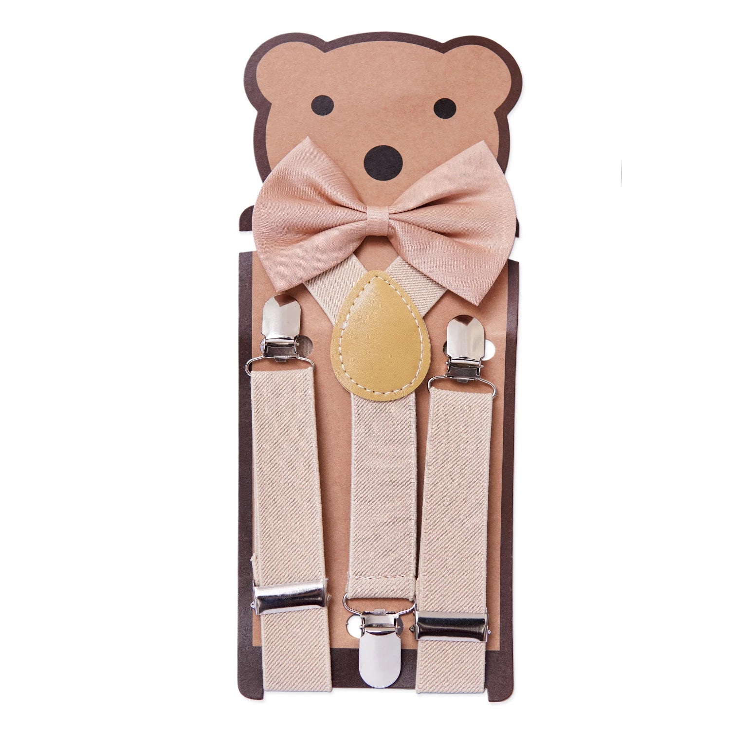 Kids Adjustable Suspenders & Bow Tie Set