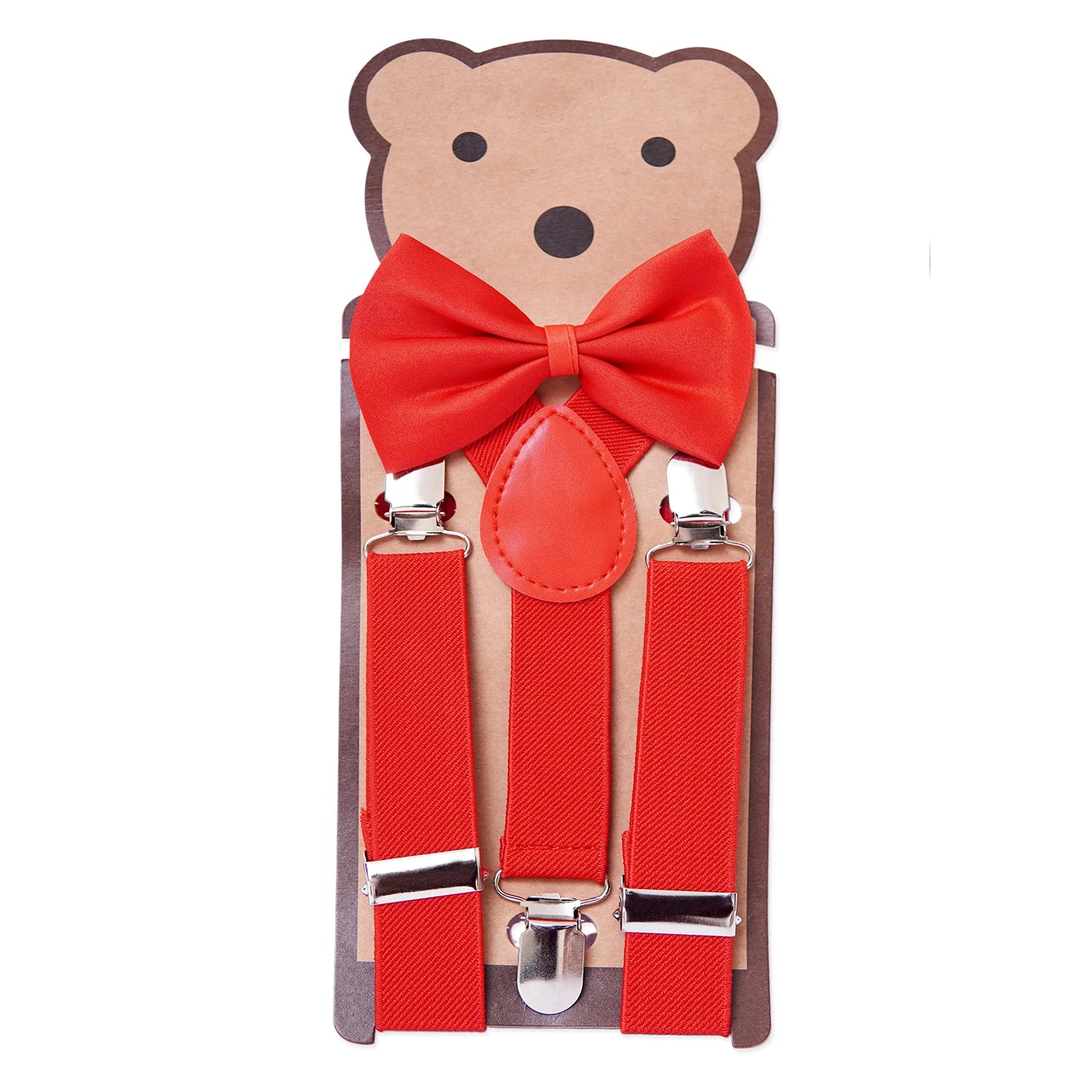 Kids Adjustable Suspenders & Bow Tie Set