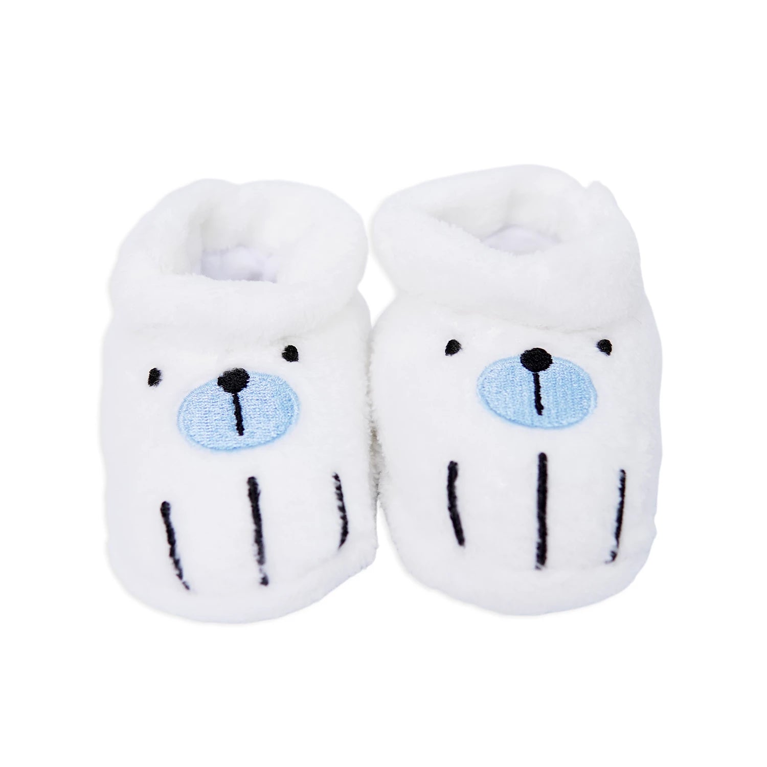 Baby Bear Design Cap & Bootie Set – Soft Newborn Essentials