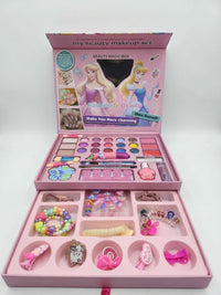 Kids Beauty Makeup & Accessories Set – Pretend Play Beauty Salon Kit