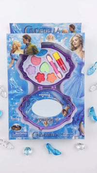 Cinderella Kids Makeup Set – Princess Pretend Play Beauty Kit