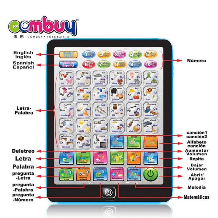 Bilingual Kids Learning Tablet