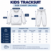 Kids Winter Tracksuits – Printed Fleece Sweatshirts & Trousers Black