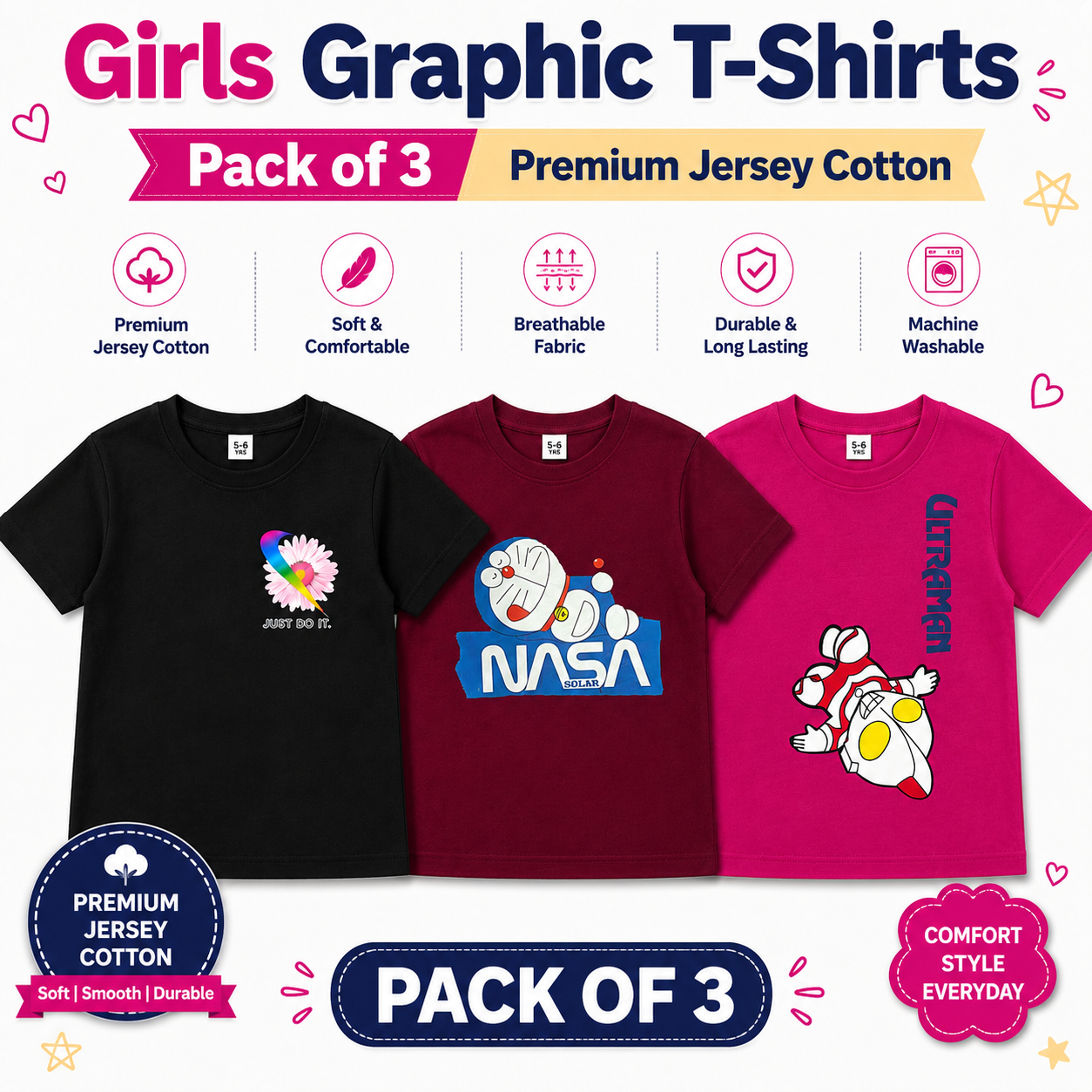 Kids Cotton T-Shirt - hover image