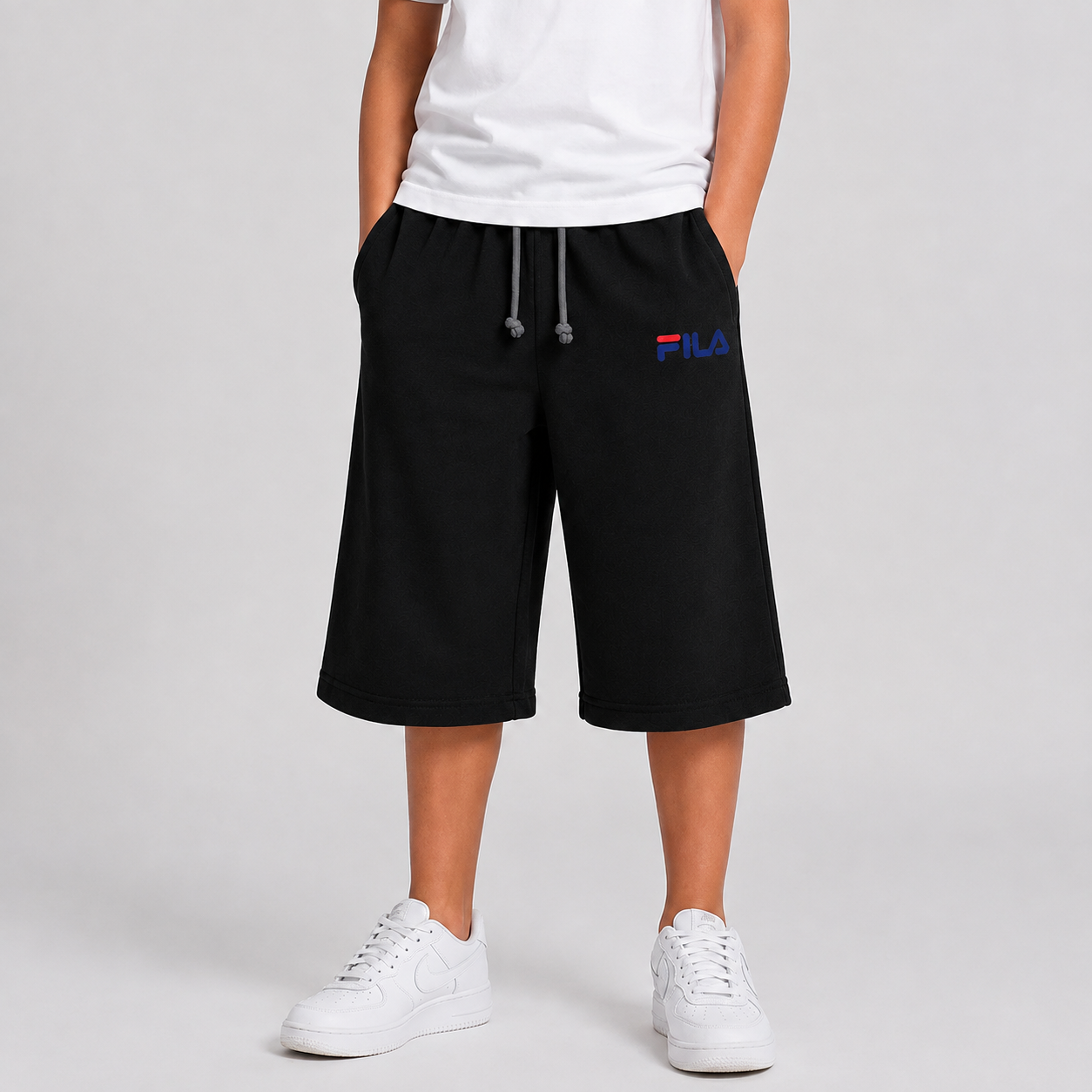 Kids cotton shorts - hover image