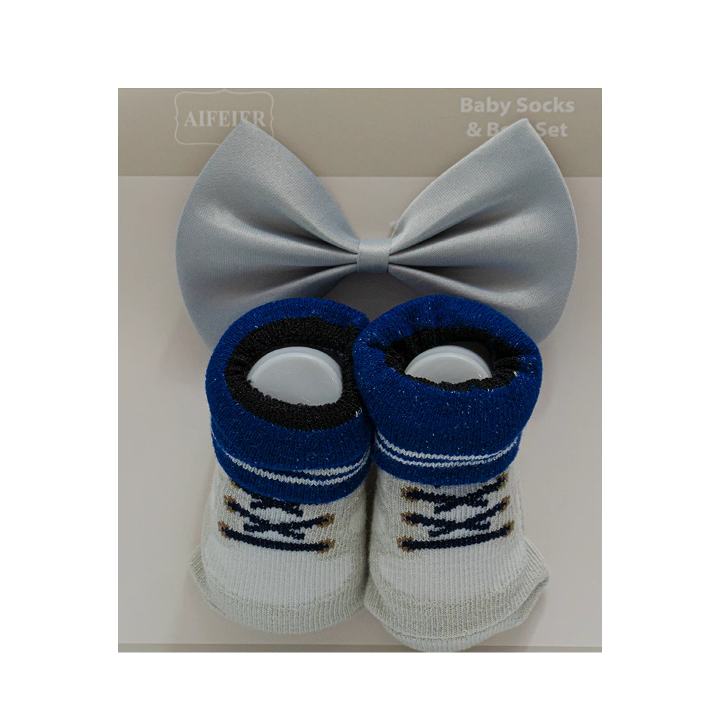 Aifeier Baby Socks and Bow Set