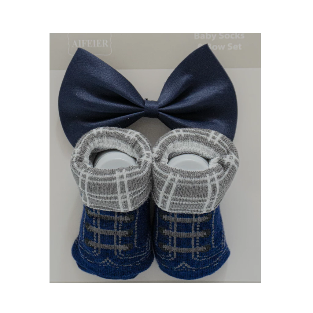 Aifeier Baby Socks and Bow Set