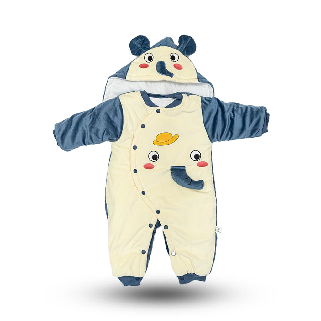 Bear Baby Fleece Romper
