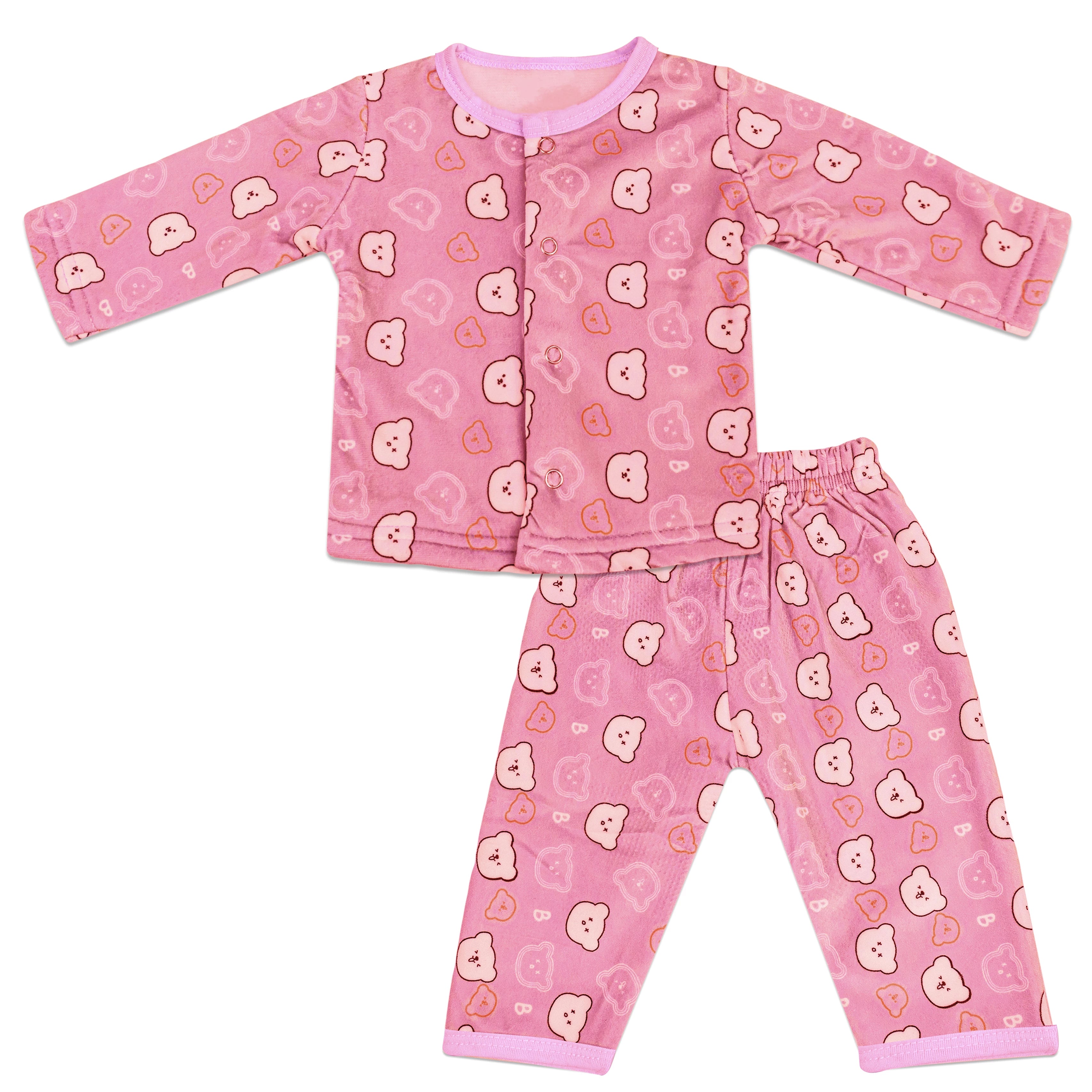Baby Fleece Suit – Cozy Bear Design