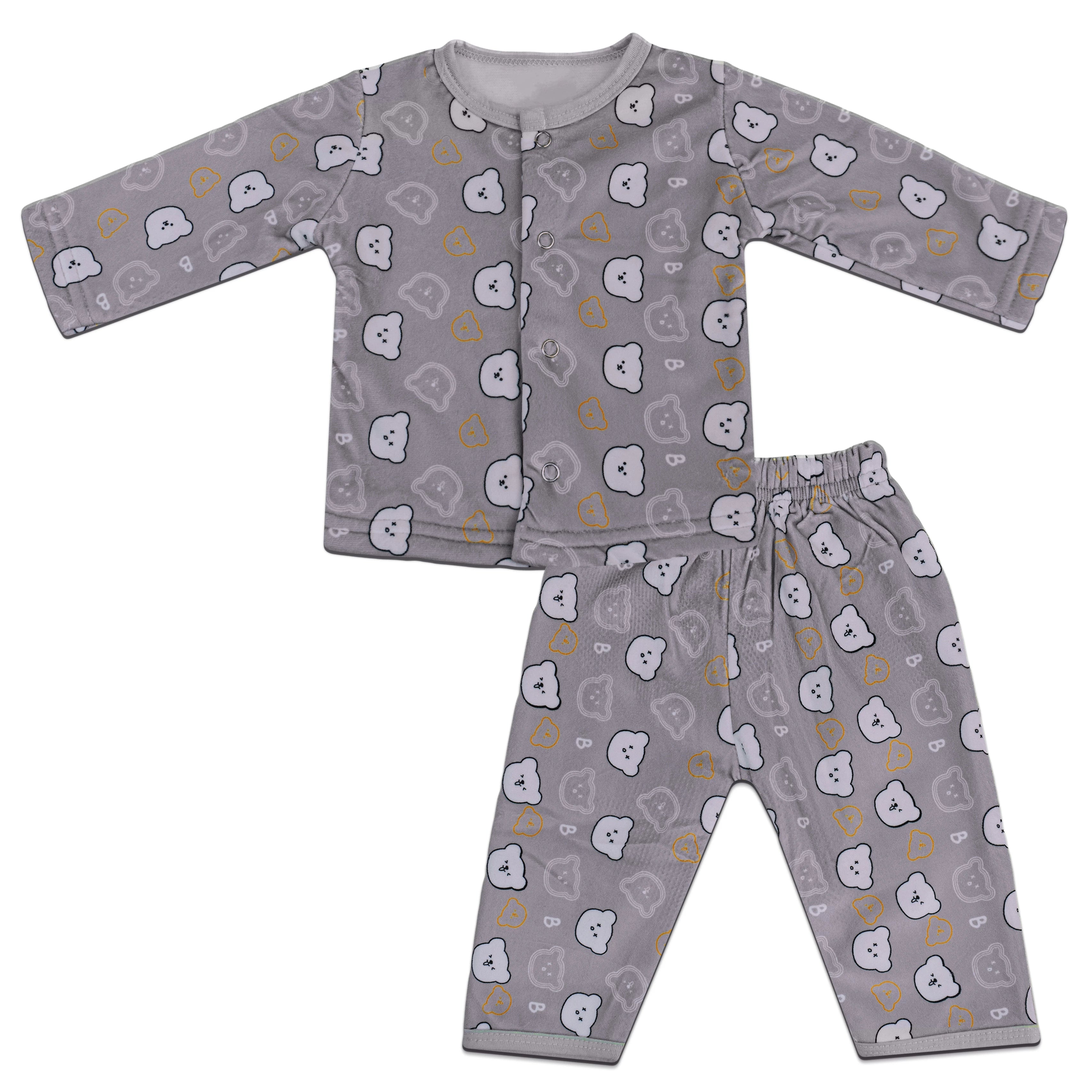 Baby Fleece Suit – Cozy Bear Design