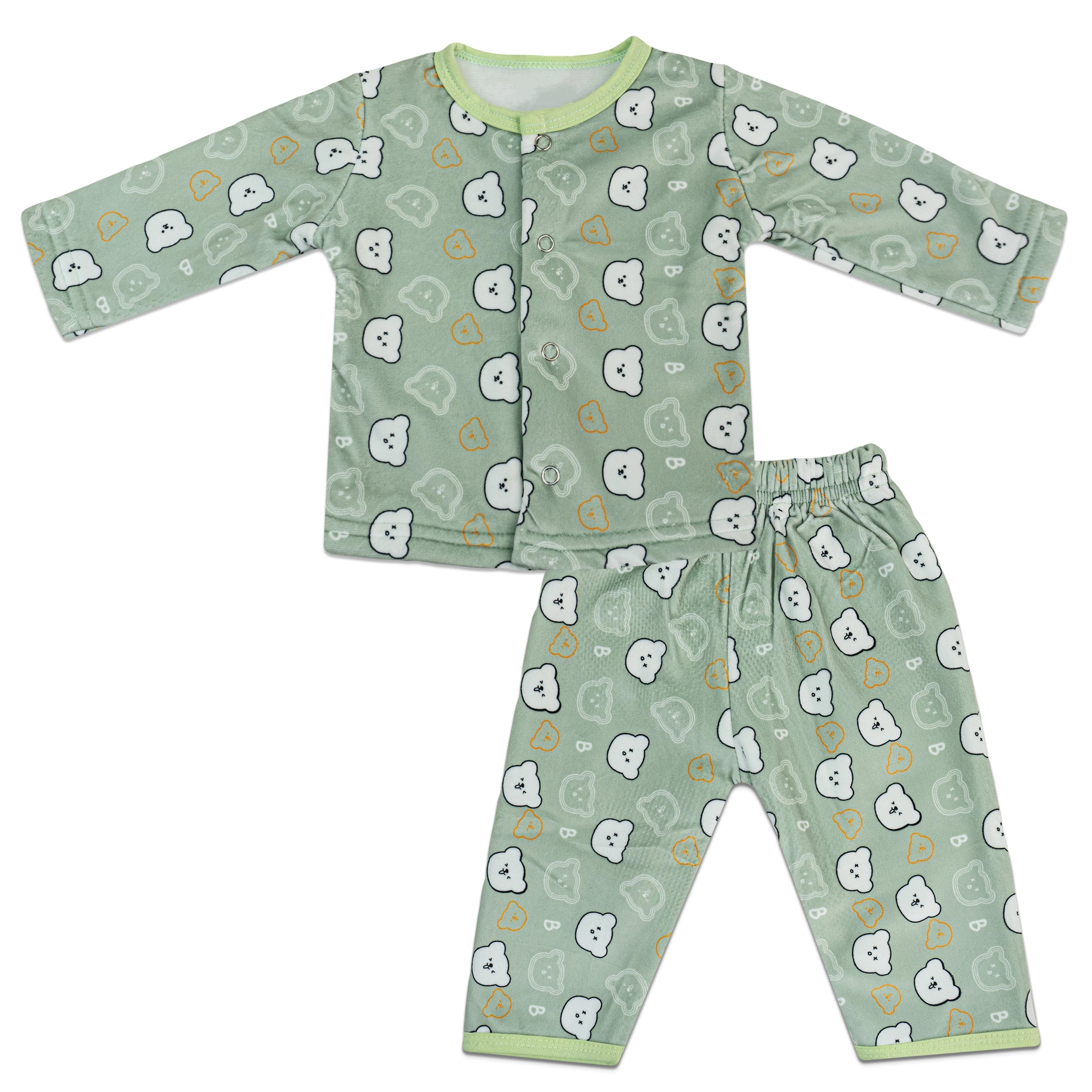 Baby Fleece Suit – Cozy Bear Design