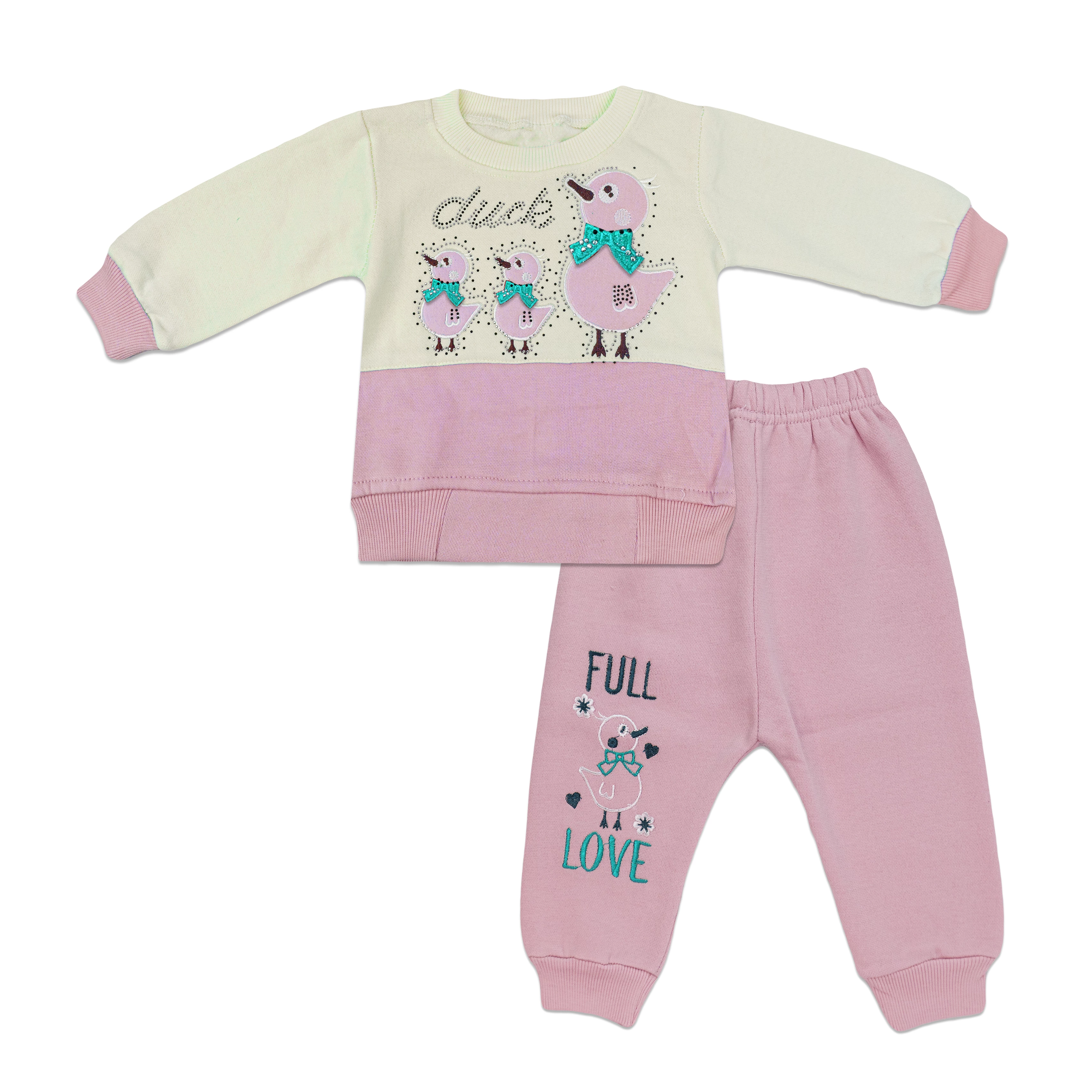 Kids' Fleece Suite Set – Duck & Puma Design