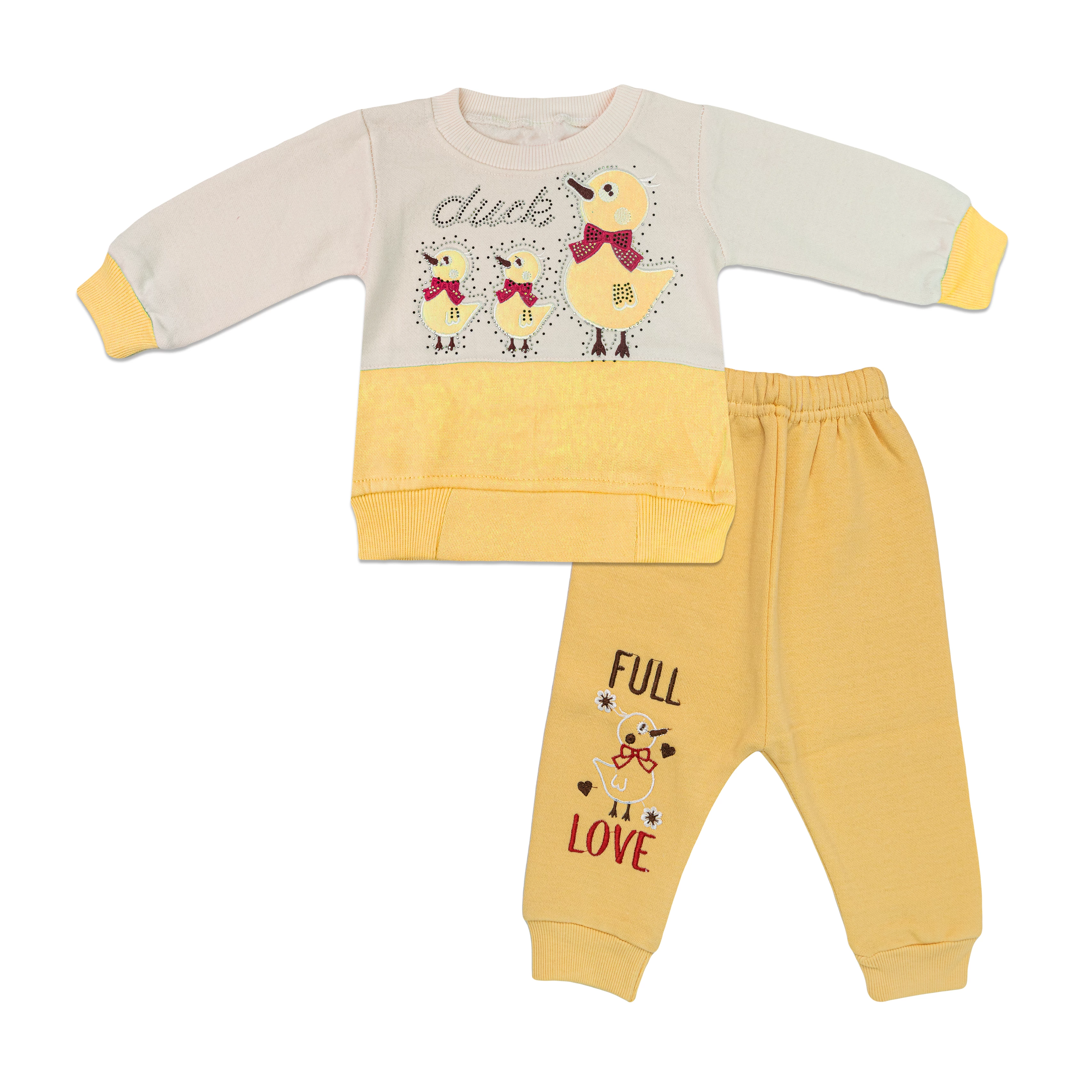 Kids' Fleece Suite Set – Duck & Puma Design