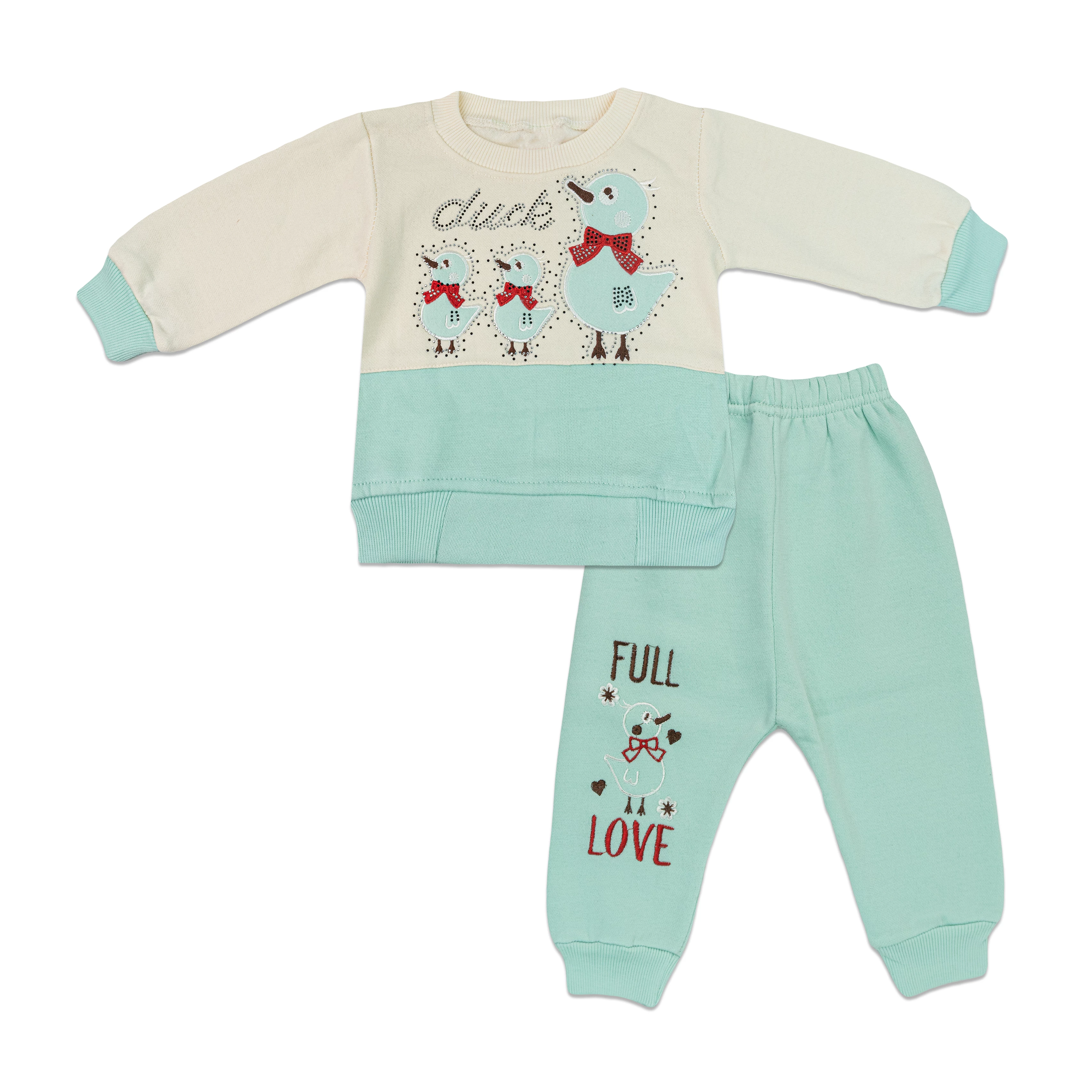 Kids' Fleece Suite Set – Duck & Puma Design