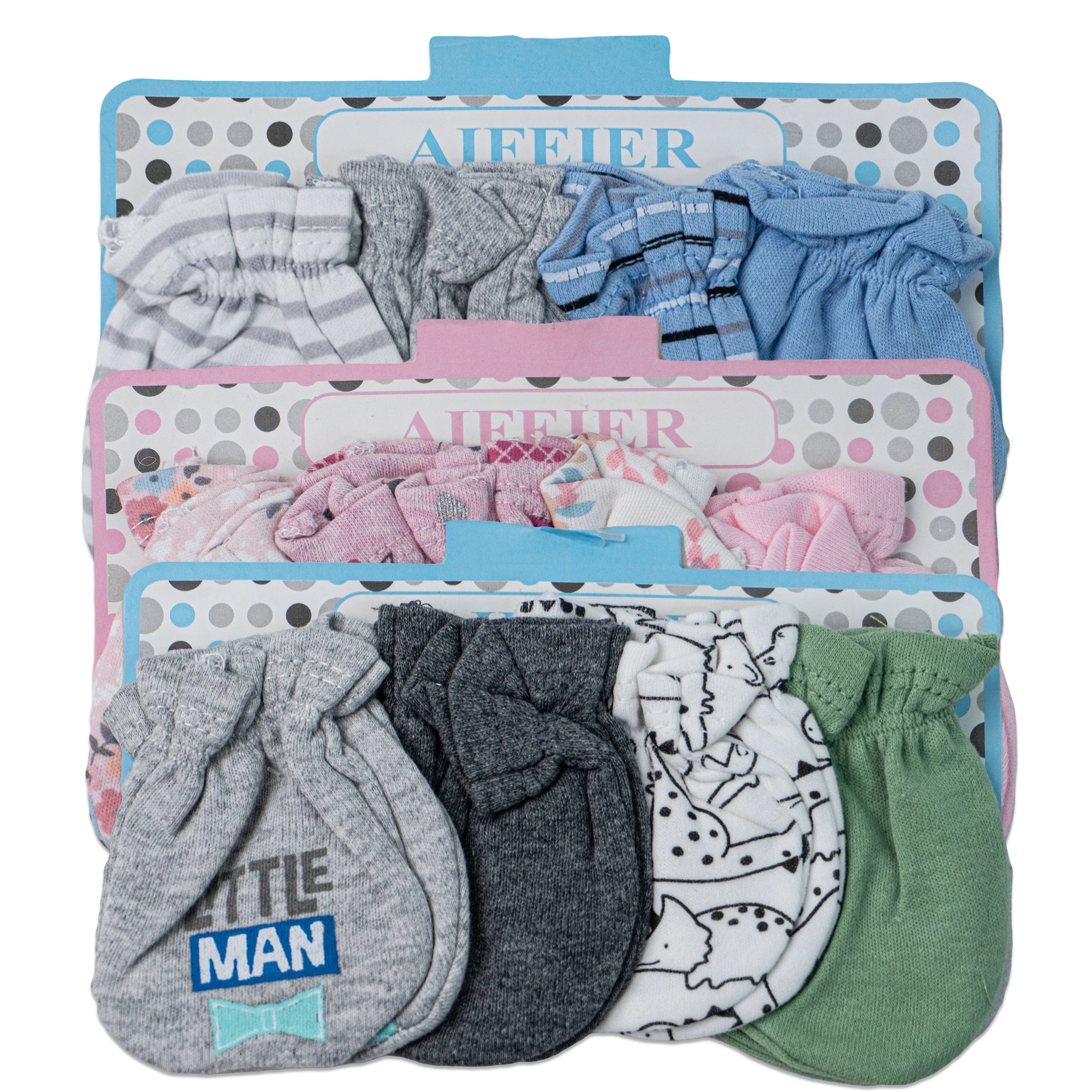 Baby Mitten Set Pack of 4 - New Born