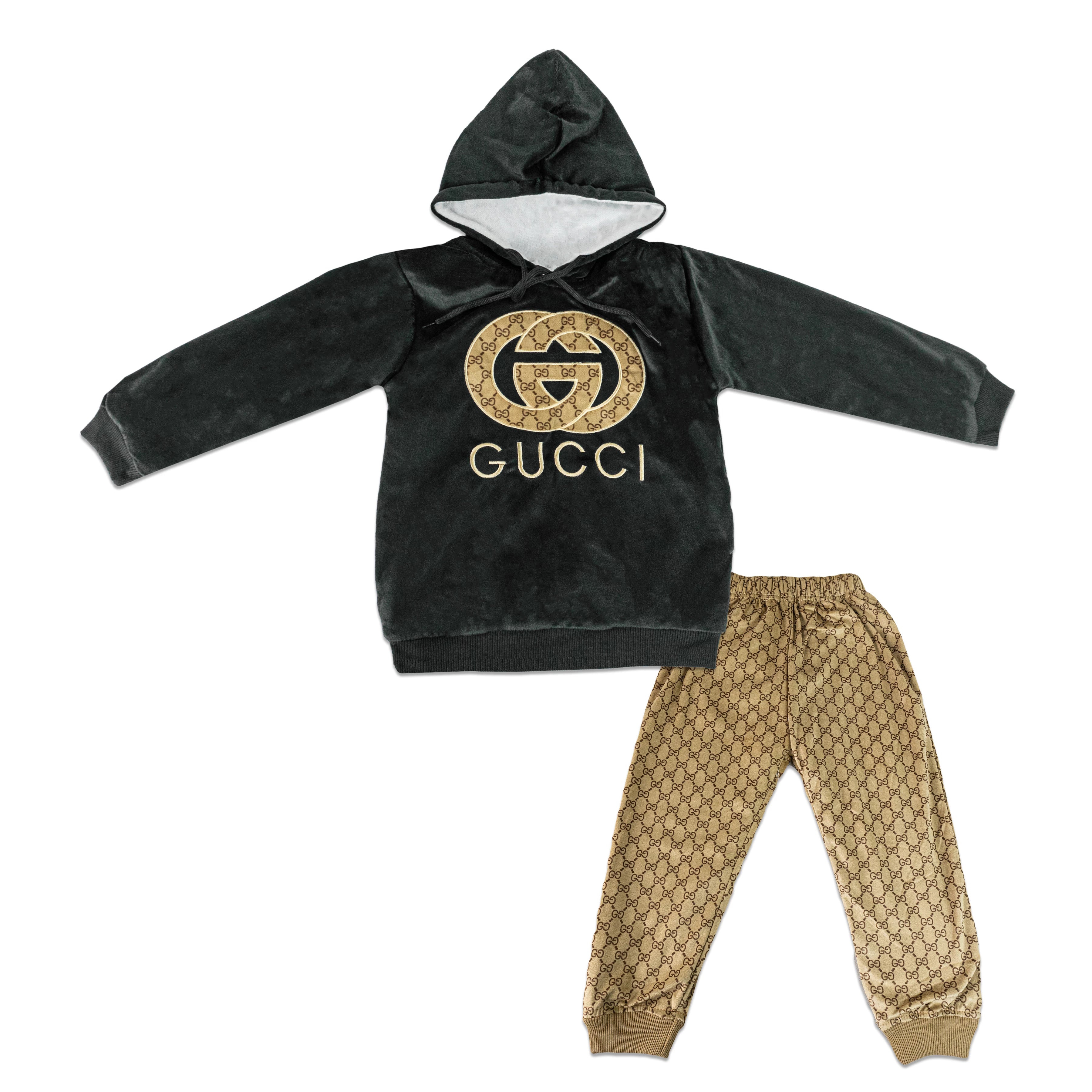 Gucci-Inspired Hoodie Set