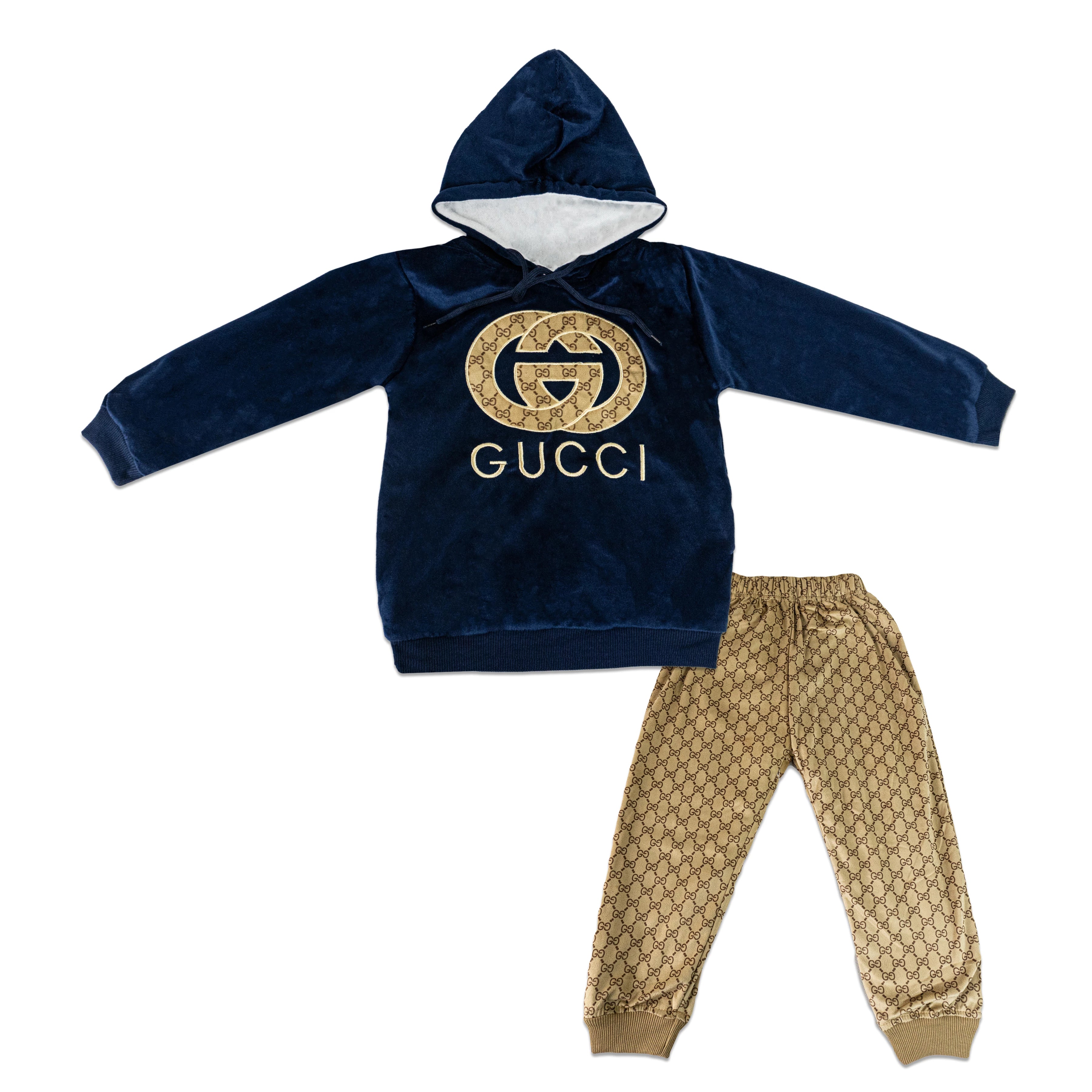 Gucci-Inspired Hoodie Set
