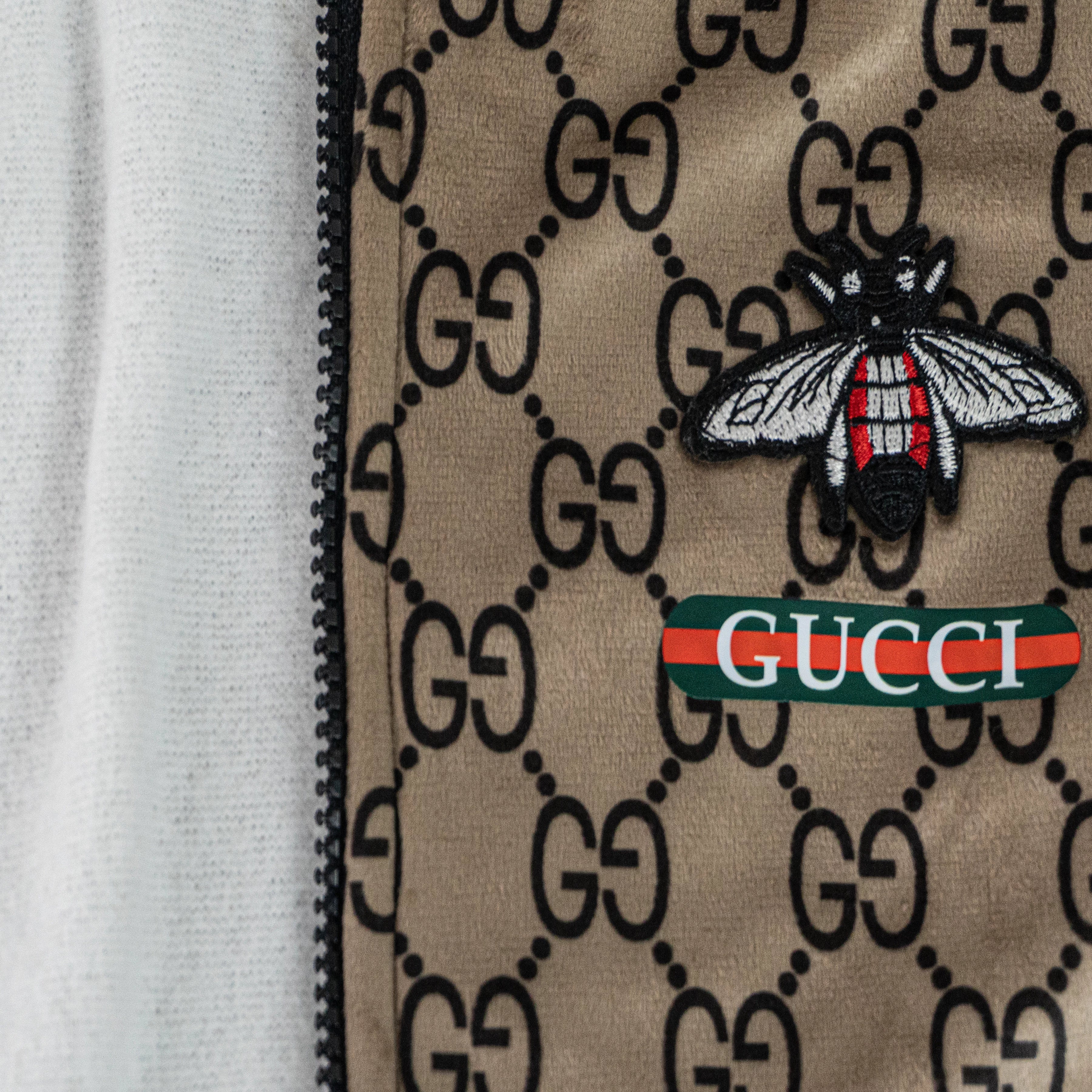 Gucci 3-Piece Velvet Fleece Suit
