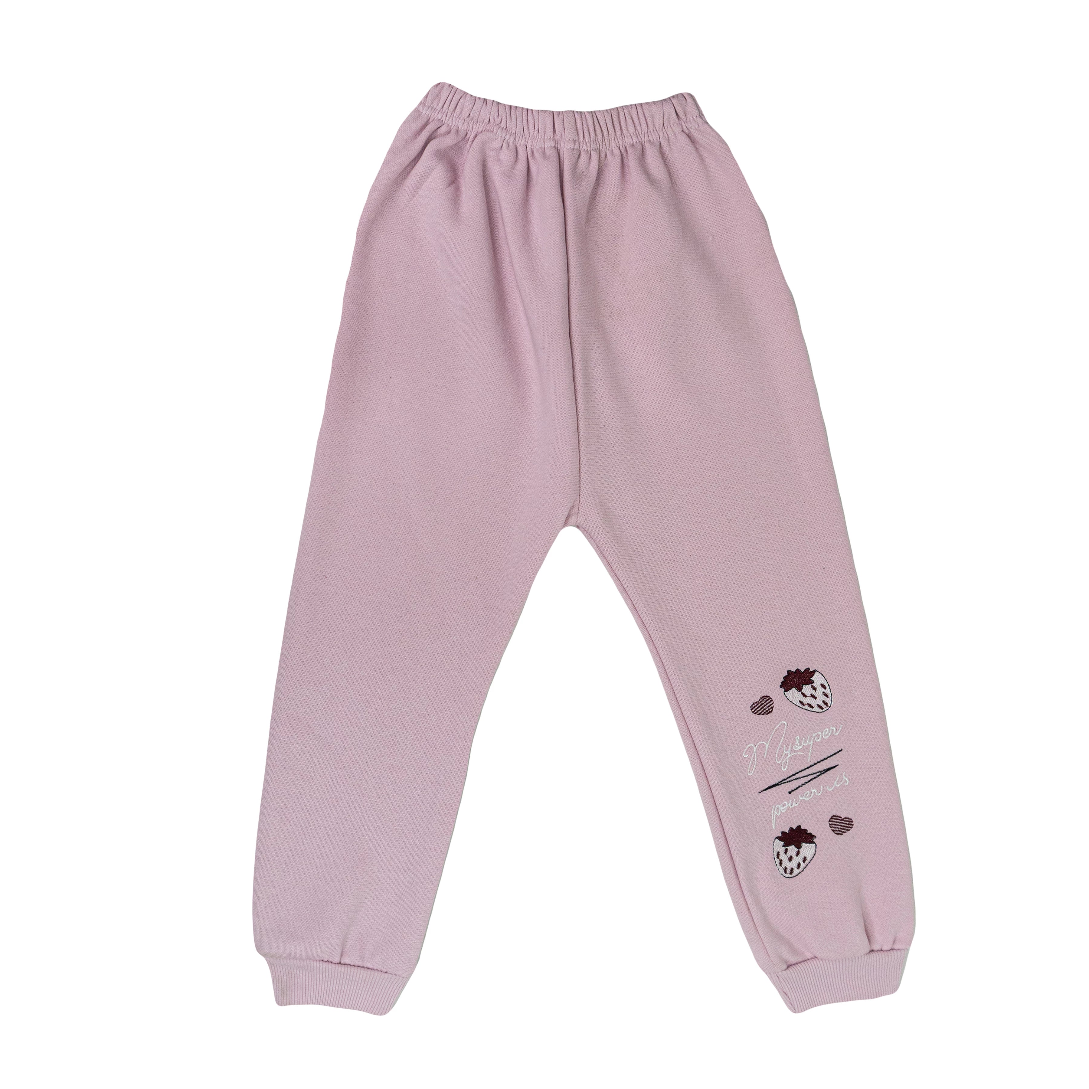 Girls' Strawberry Fleece Hoodie Suit