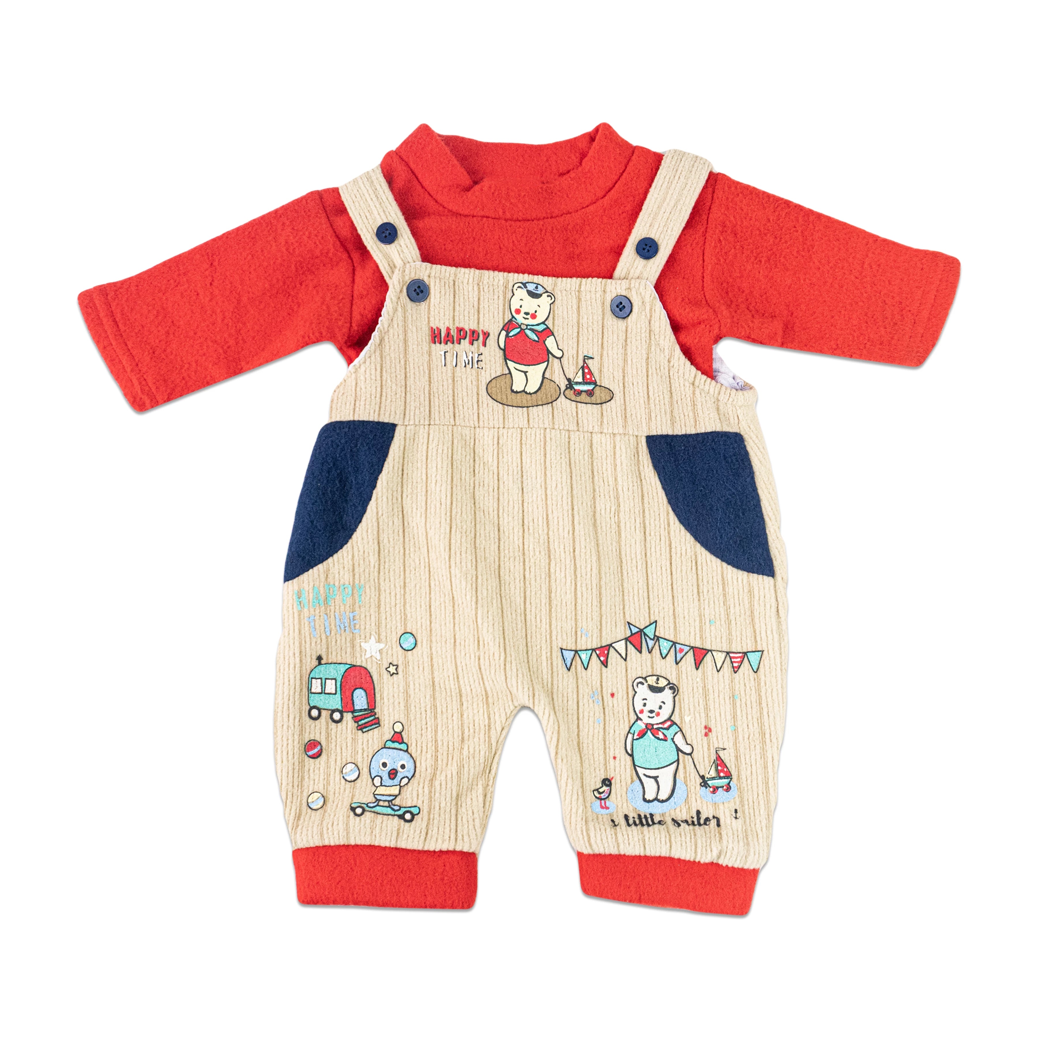 Happy Time Fleece Romper