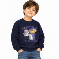 Pack of 2 Kids Fleece Sweatshirts for Boys & Girls – Pink, Maroon & Navy Blue