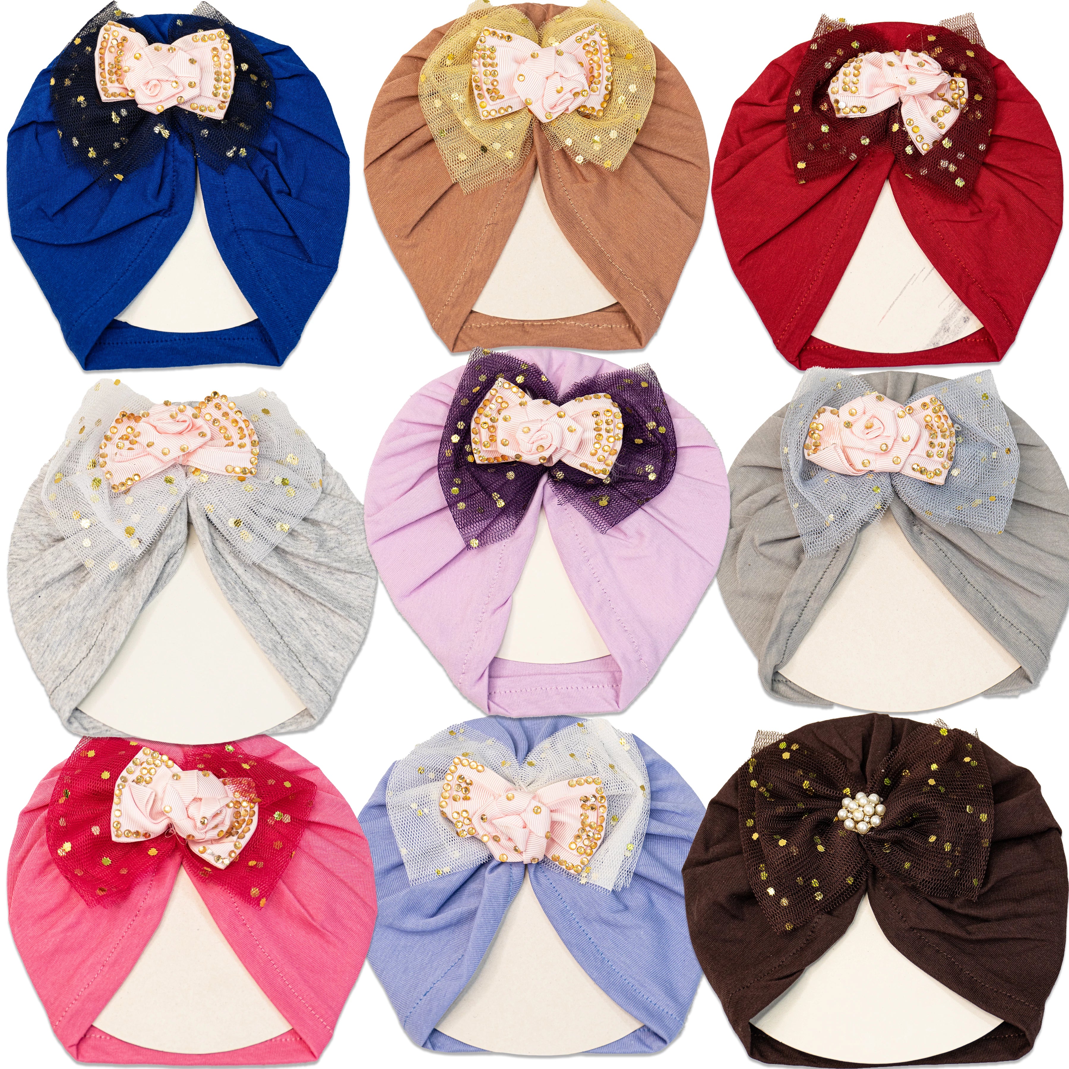 Baby Turban Caps - Traditional Style