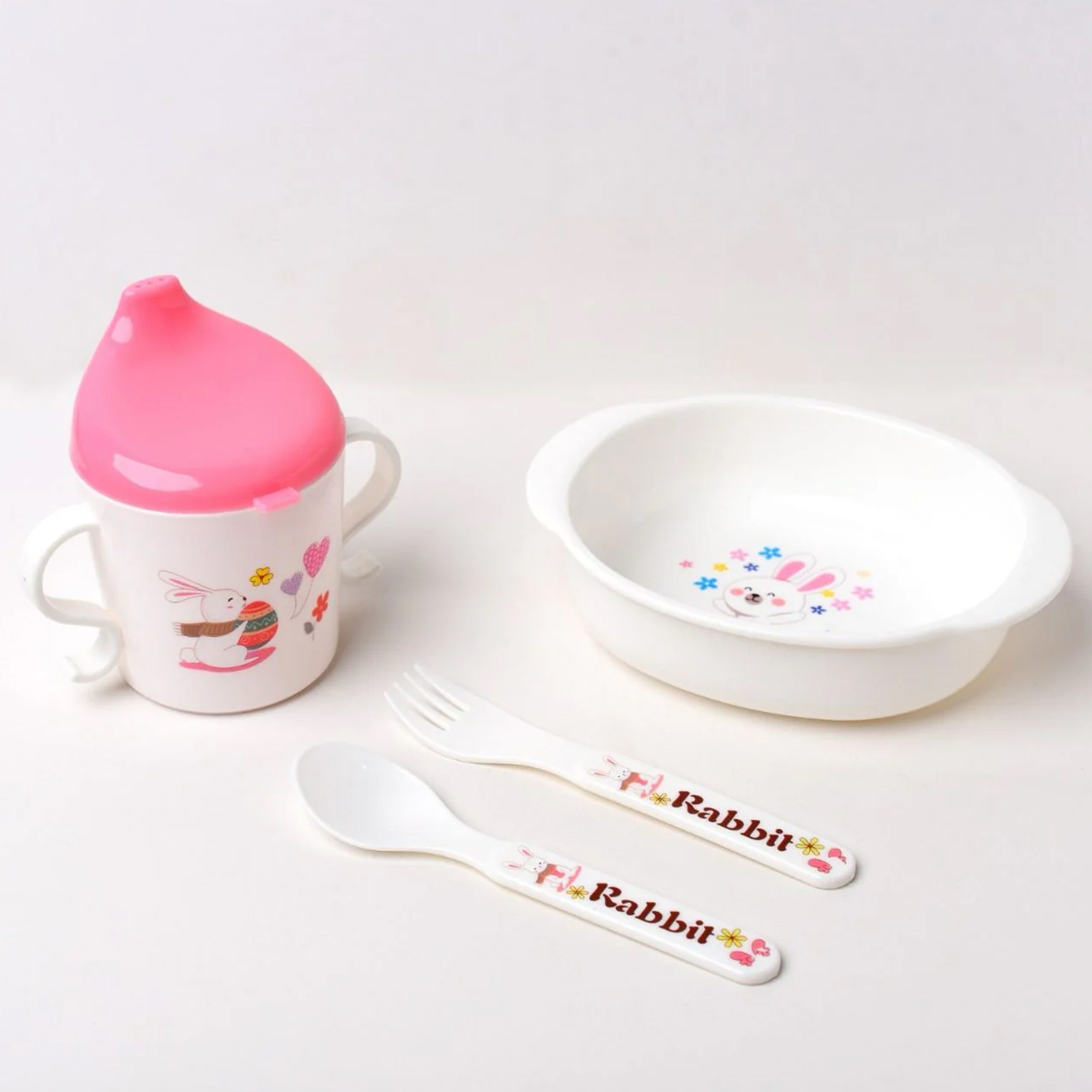 Baby Bowel, Bottle Spoon and Fork Set