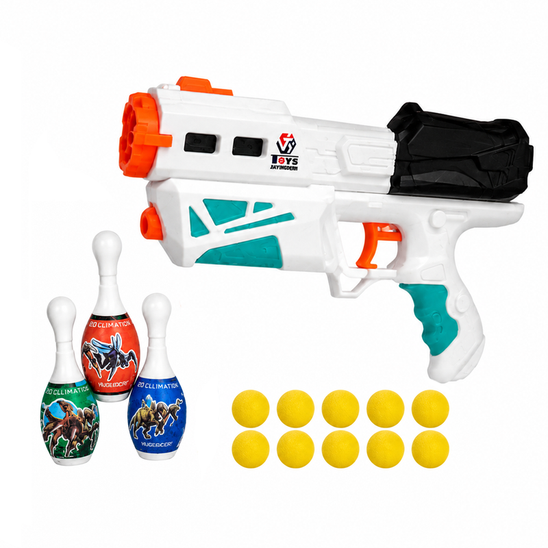 2-in-1 Magic Gun Toy Set with Soft Balls & Water Shooting – Kids Shooting Game