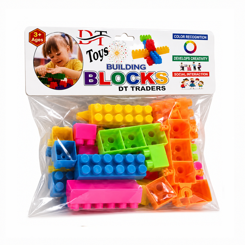 Building Blocks for Kids – Colorful Creative Construction Blocks Set