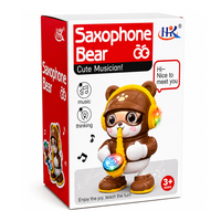 Saxophone Bear Musical Toy – Cute Interactive Music Bear for Kids
