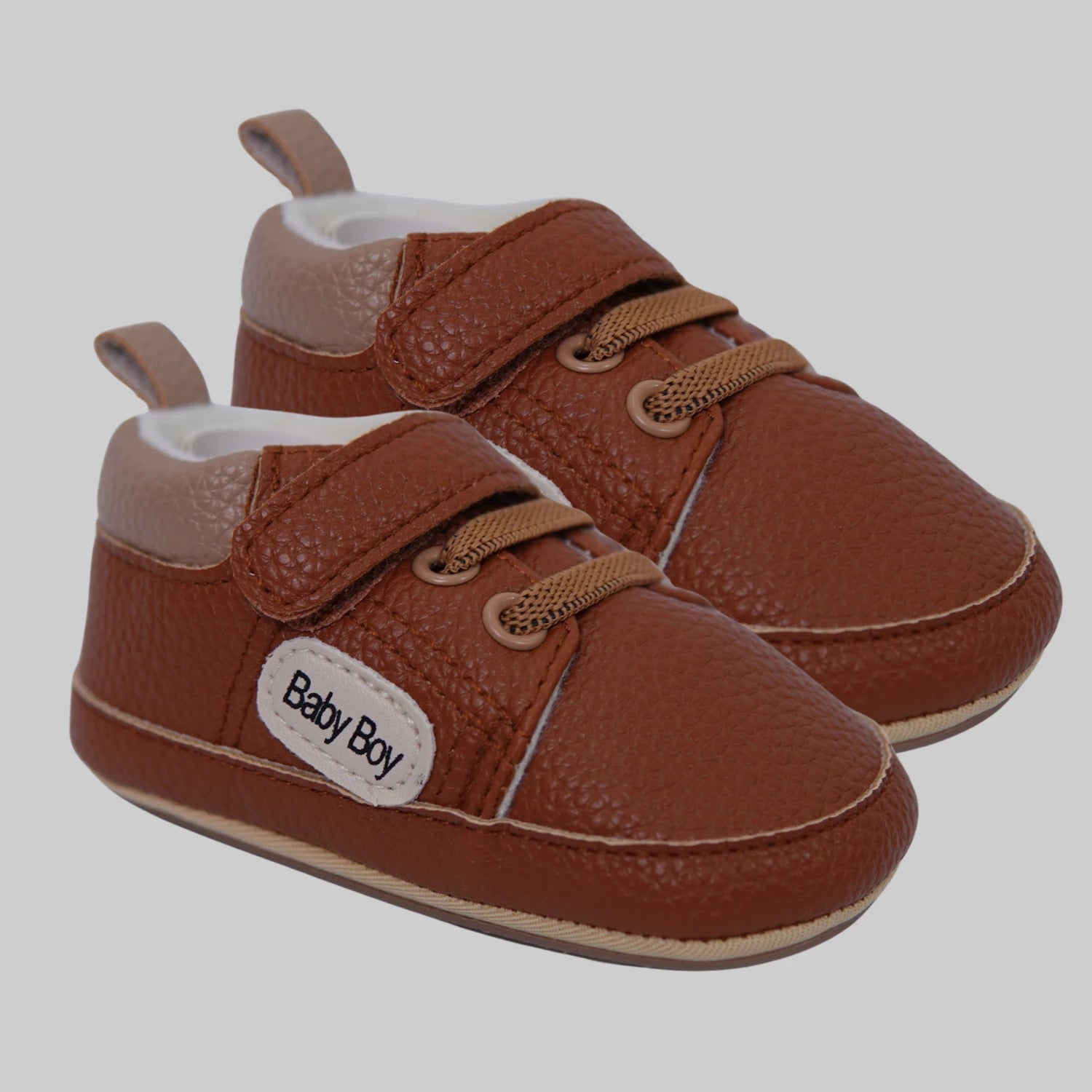 Kids Stylish Shoes - Brown - 3 Months to 1 Year