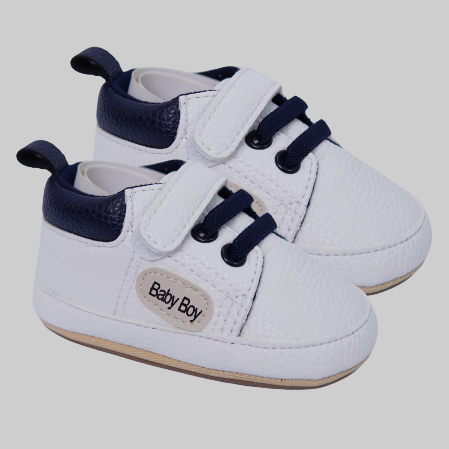 Kids Stylish Shoes - White - 3 Months to 1 Year