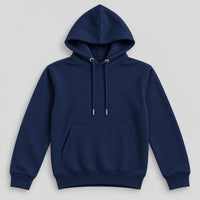 Kids Kangaroo Pocket Hooded Sweatshirt  – Navy