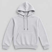 Kids Kangaroo Pocket Hooded Sweatshirt  – Grey