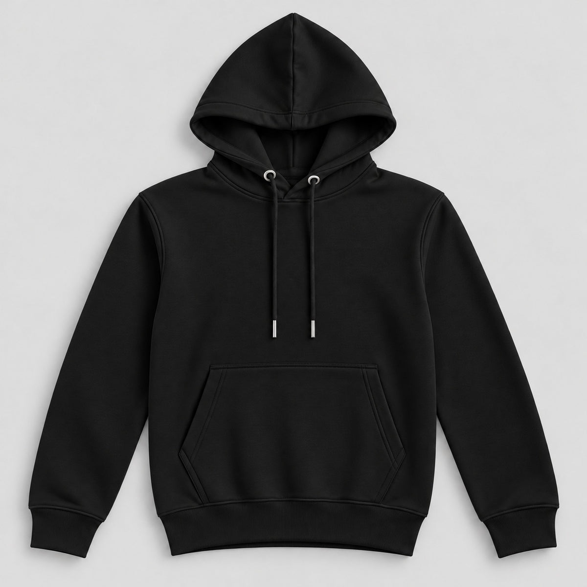 Pack of 3 Kids Kangaroo Pocket Hooded Sweatshirt  – Grey, Black & Navy Blue - hover image