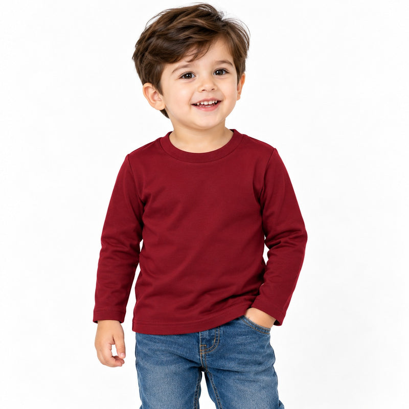 Pack of 6 Kids Round Neck Warmer T-Shirts